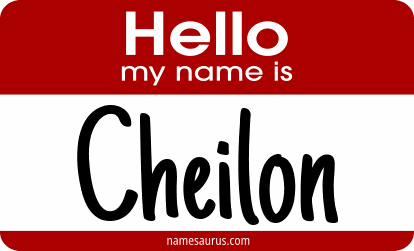 Hello my name is Cheilon png download