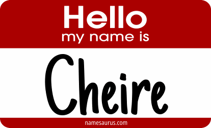 Hello my name is Cheire png download