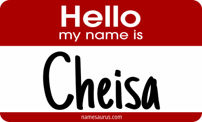 Hello my name is Cheisa png download