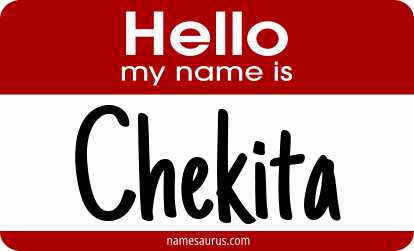 Hello my name is Chekita png download