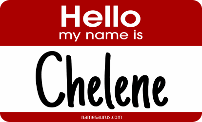 Hello my name is Chelene png download