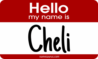 Hello my name is Cheli png download