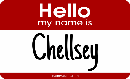 Hello my name is Chellsey png download