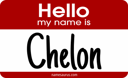 Hello my name is Chelon png download