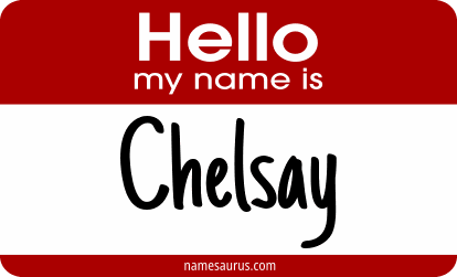 Hello my name is Chelsay png download