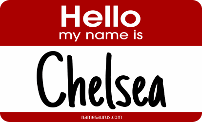 Hello my name is Chelsea png download