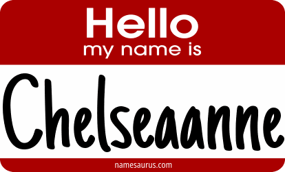 Hello my name is Chelseaanne png download
