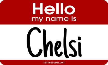 Hello my name is Chelsi png download