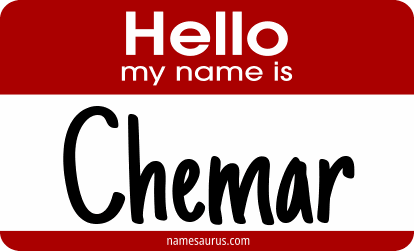 Hello my name is Chemar png download