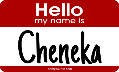 Hello my name is Cheneka png download