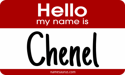 Hello my name is Chenel png download