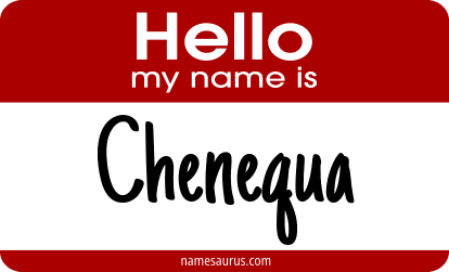 Hello my name is Chenequa png download