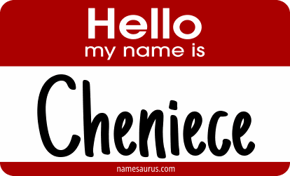 Hello my name is Cheniece png download