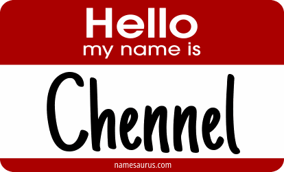 Hello my name is Chennel png download