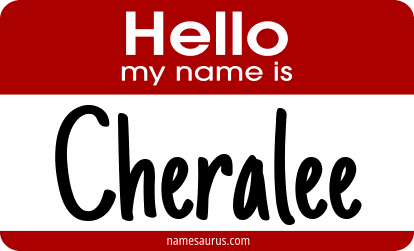 Hello my name is Cheralee png download