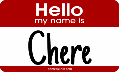 Hello my name is Chere png download