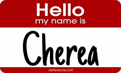 Hello my name is Cherea png download