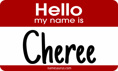 Hello my name is Cheree png download