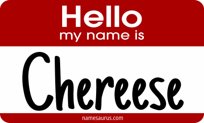 Hello my name is Chereese png download