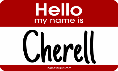 Hello my name is Cherell png download