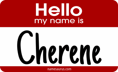Hello my name is Cherene png download