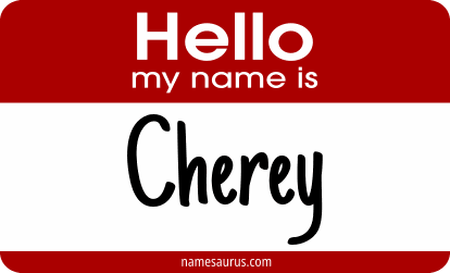 Hello my name is Cherey png download