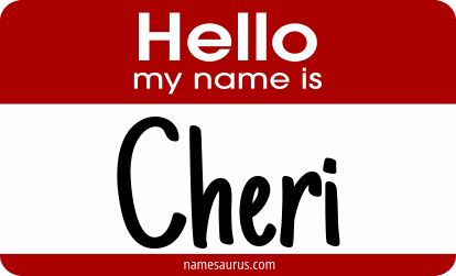 Hello my name is Cheri png download