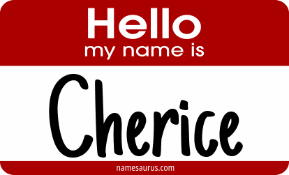 Hello my name is Cherice png download