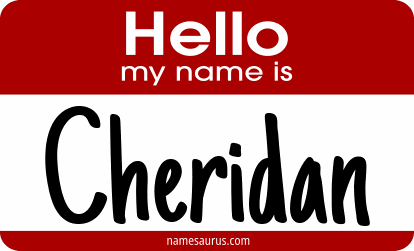 Hello my name is Cheridan png download