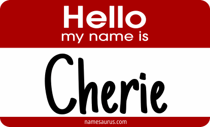 Hello my name is Cherie png download