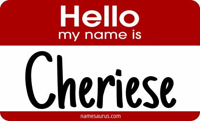 Hello my name is Cheriese png download