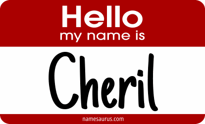 Hello my name is Cheril png download