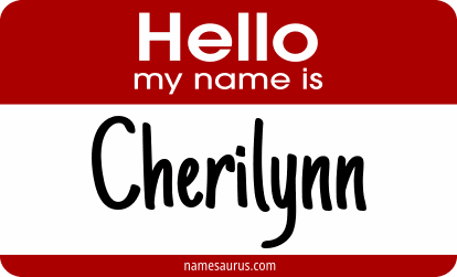 Hello my name is Cherilynn png download