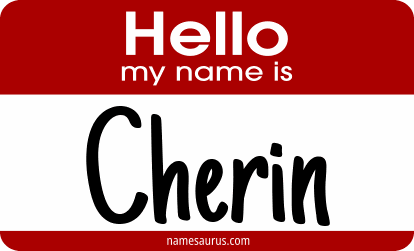 Hello my name is Cherin png download