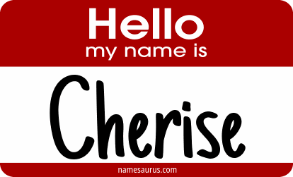 Hello my name is Cherise png download