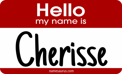 Hello my name is Cherisse png download