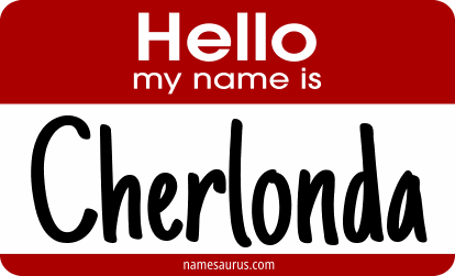 Hello my name is Cherlonda png download