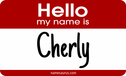 Hello my name is Cherly png download
