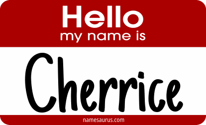 Hello my name is Cherrice png download