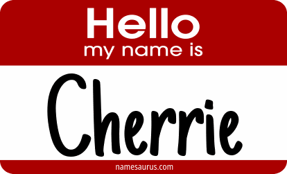 Hello my name is Cherrie png download