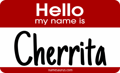 Hello my name is Cherrita png download