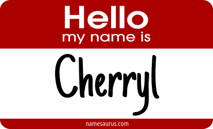 Hello my name is Cherryl png download