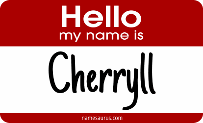 Hello my name is Cherryll png download