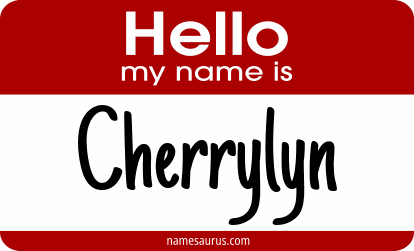 Hello my name is Cherrylyn png download