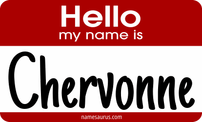 Hello my name is Chervonne png download