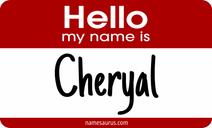 Hello my name is Cheryal png download