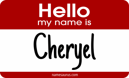 Hello my name is Cheryel png download