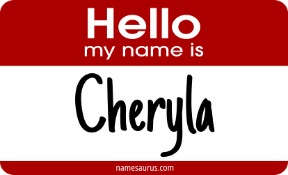 Hello my name is Cheryla png download
