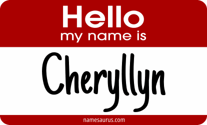 Hello my name is Cheryllyn png download