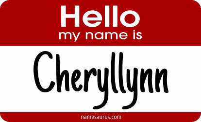 Hello my name is Cheryllynn png download